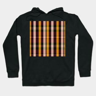 Summer Aesthetic Artair 1 Hand Drawn Textured Plaid Pattern Hoodie